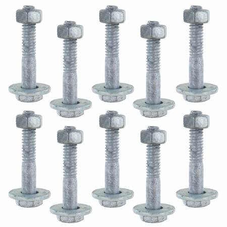 US CARGO CONTROL E-Track Fastener Pack 1-1/2" Hex Bolt, Nut & Washer (10 pk) ETBOLTPACK15